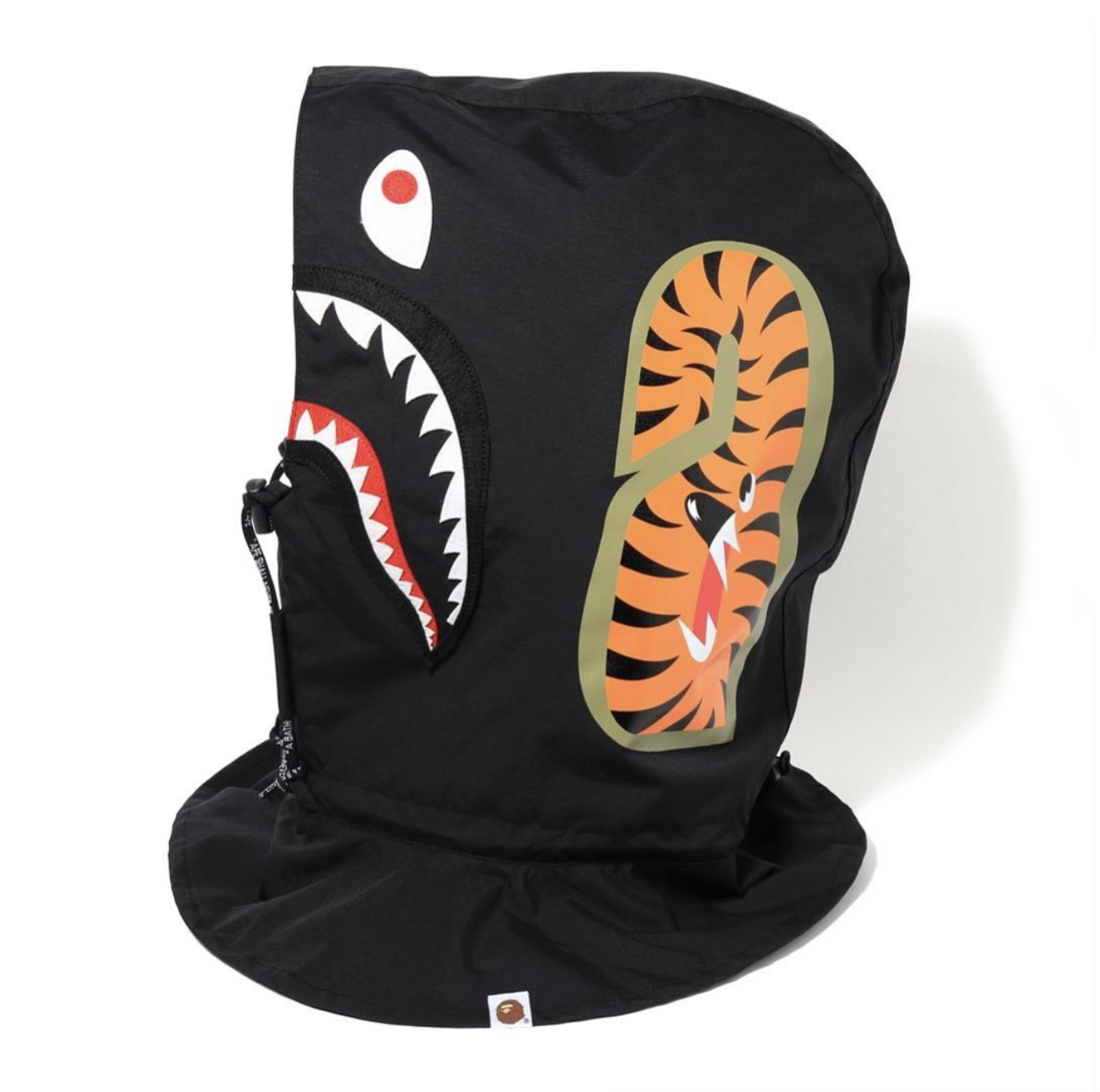 Buy BAPE 1st Camo Shark Face Mask Hoodie Green Black - Novelship